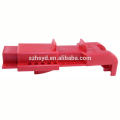 super polypropylene anti-fracture impact resistance corrosion ball valve lock out